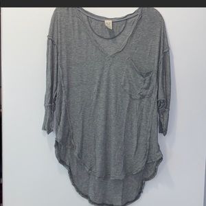 Oversized 1/2 sleeve sweater tee